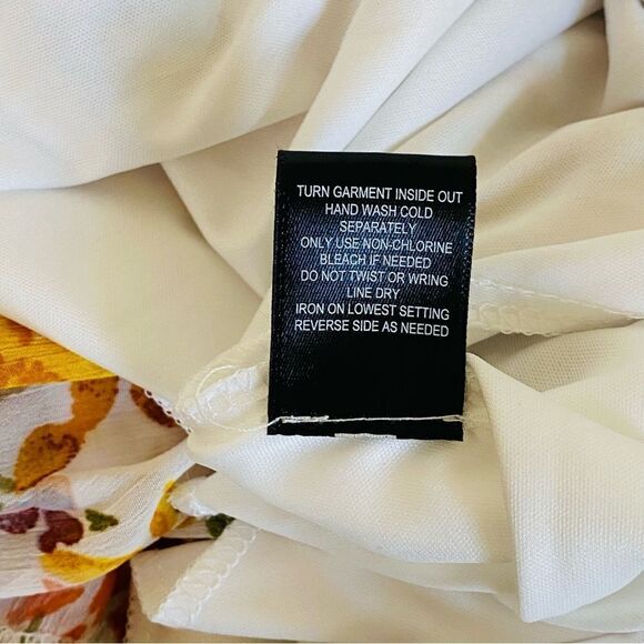 Trixxi Ruffled Spaghetti Strap Sleeveless Floral Print Mini Dress Sz XS NWT - Picture 10 of 15